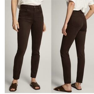 Massimo Dutti Dark Brown Skinny Pants